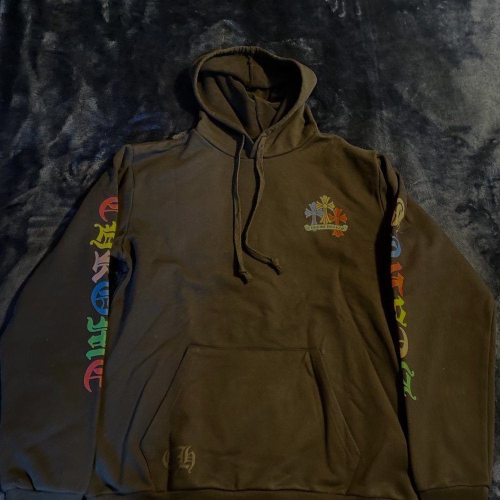 Chrome Hearts Multi-Color Cross Cemetery Hoodie
